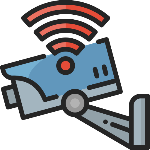 Ilustracja kamery w smart home
